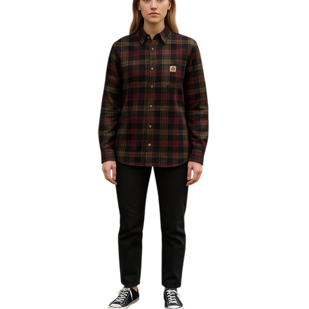 Carhartt Loose Fit Long Sleeve Flannel Shirt Womens